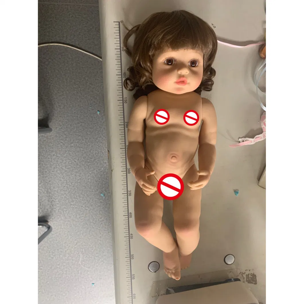 Big Real Baby Size 55cm Full Body Soft Silicone Reborn Toddler Girl Princess Doll Bath Doll Toy Bonecas Girl Menina De Silicone