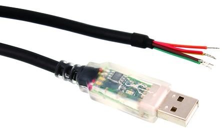 Cabo Ftdi Chip USB para RS485 com LEDs Tx/Rx, extremidade do fio, USB de 1,8 m